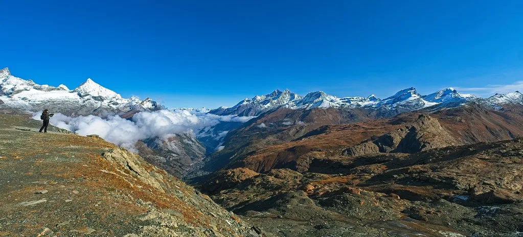 Alps from Trockener Steg