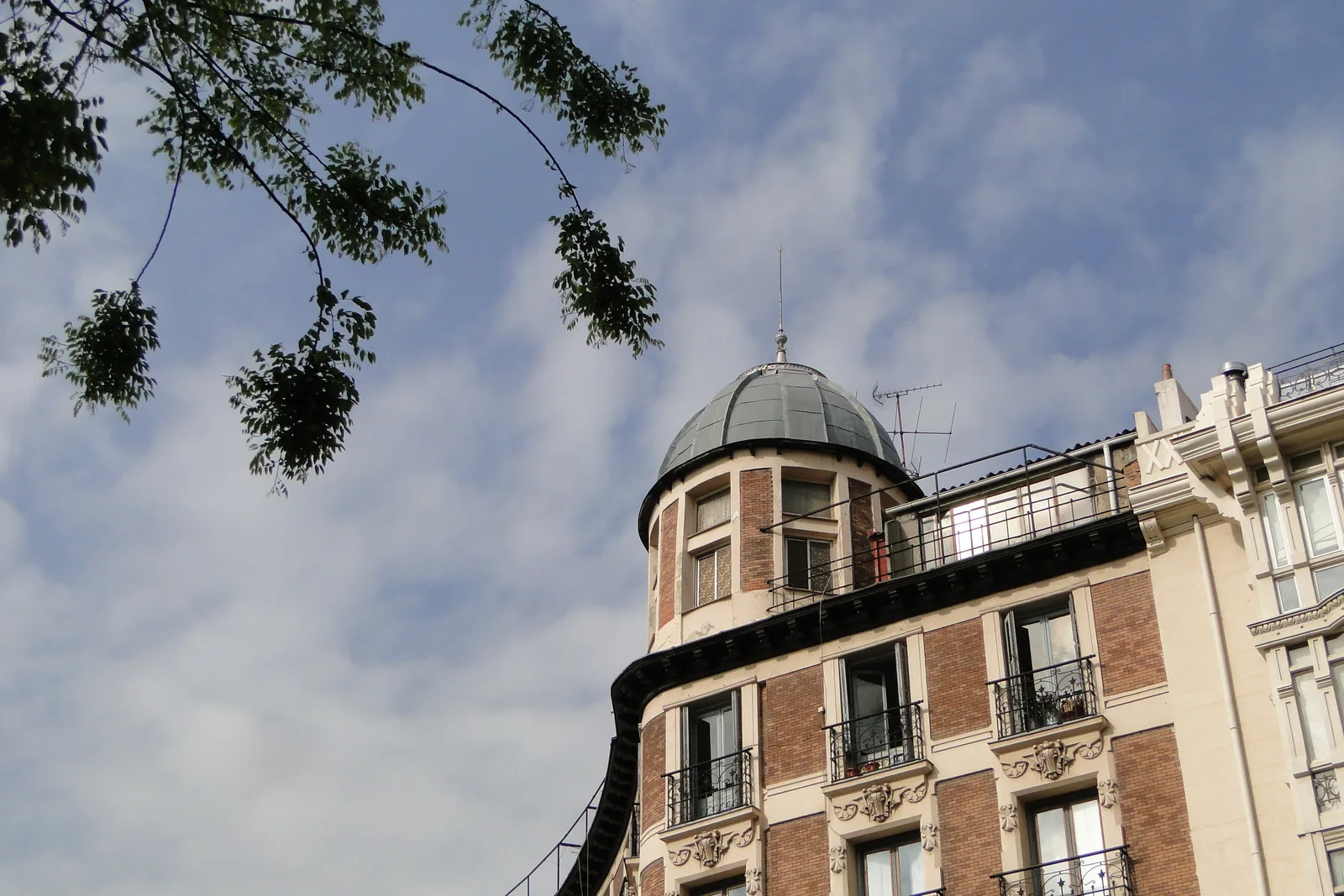Architecture and Spring Clouds - Madrid - Spain