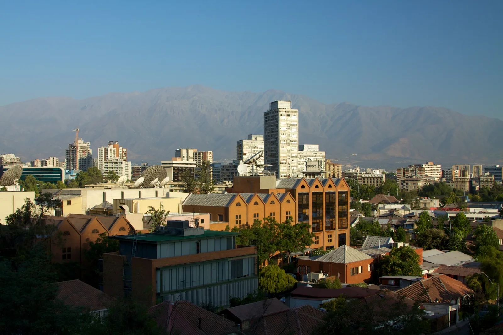 Overlooking Santiago, Chile
