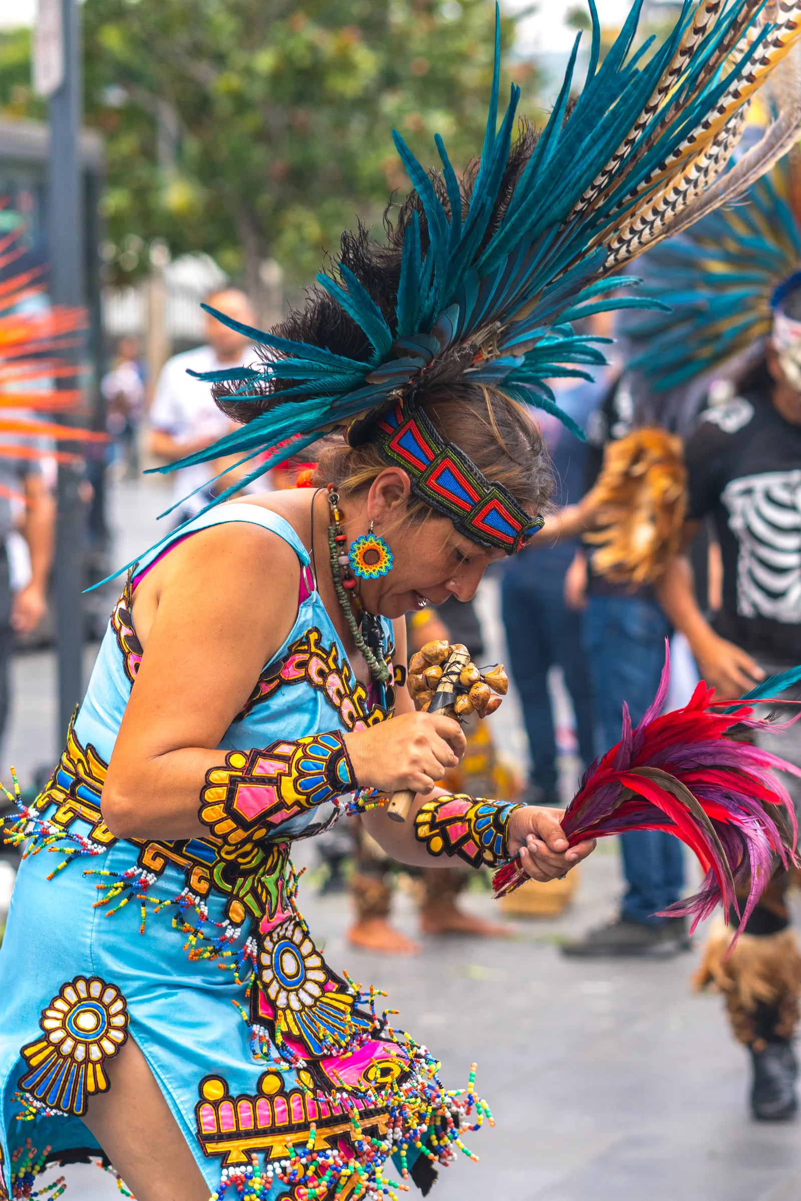 Dancer at the Zócalo, Mexico City