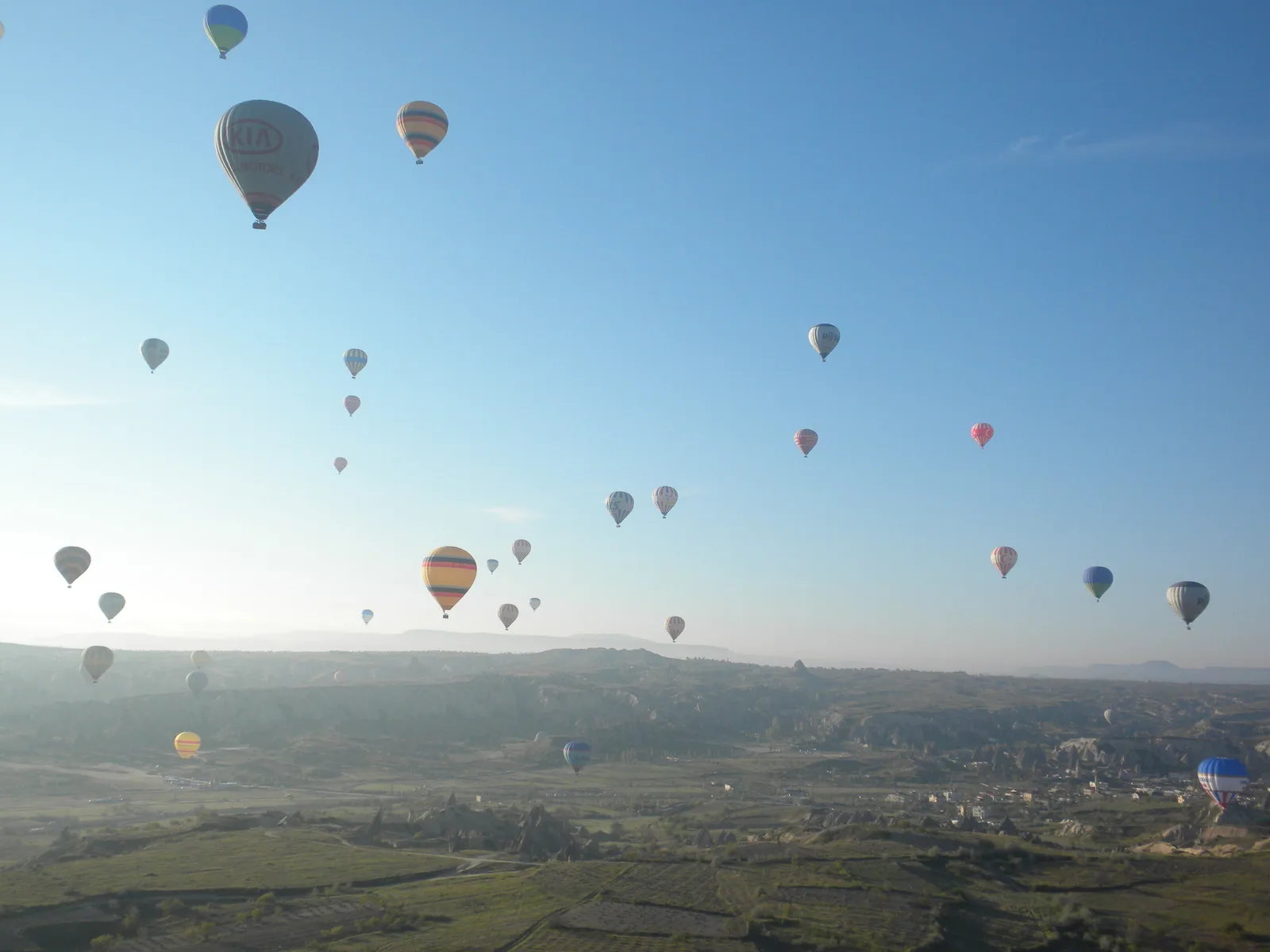 Balloon ride over Cappadocia